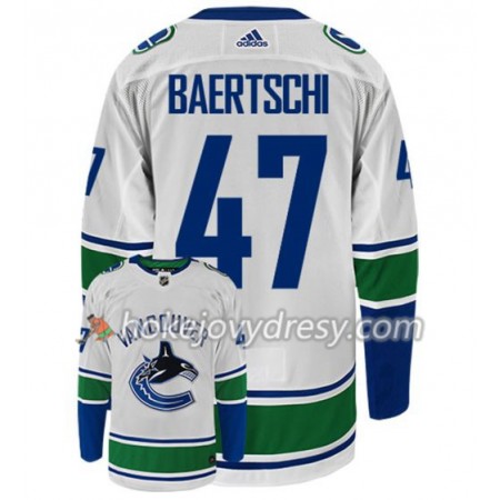 Pánské Hokejový Dres Vancouver Canucks SVEN BAERTSCHI 47 Adidas Bílá Authentic